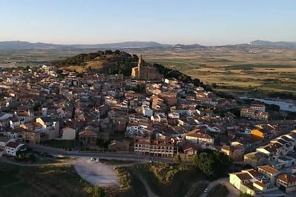 Larraga, una de las localidades donde tapizamos